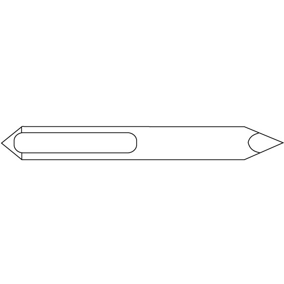 N040 Hartmetall-Wendeplatte - 35,5xd3 Holz+