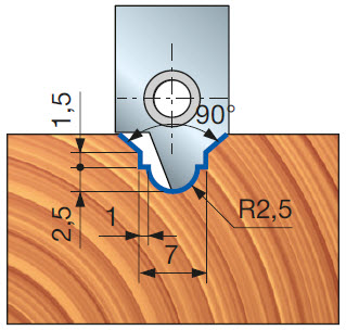 Profilmesser NC01M Profil 7