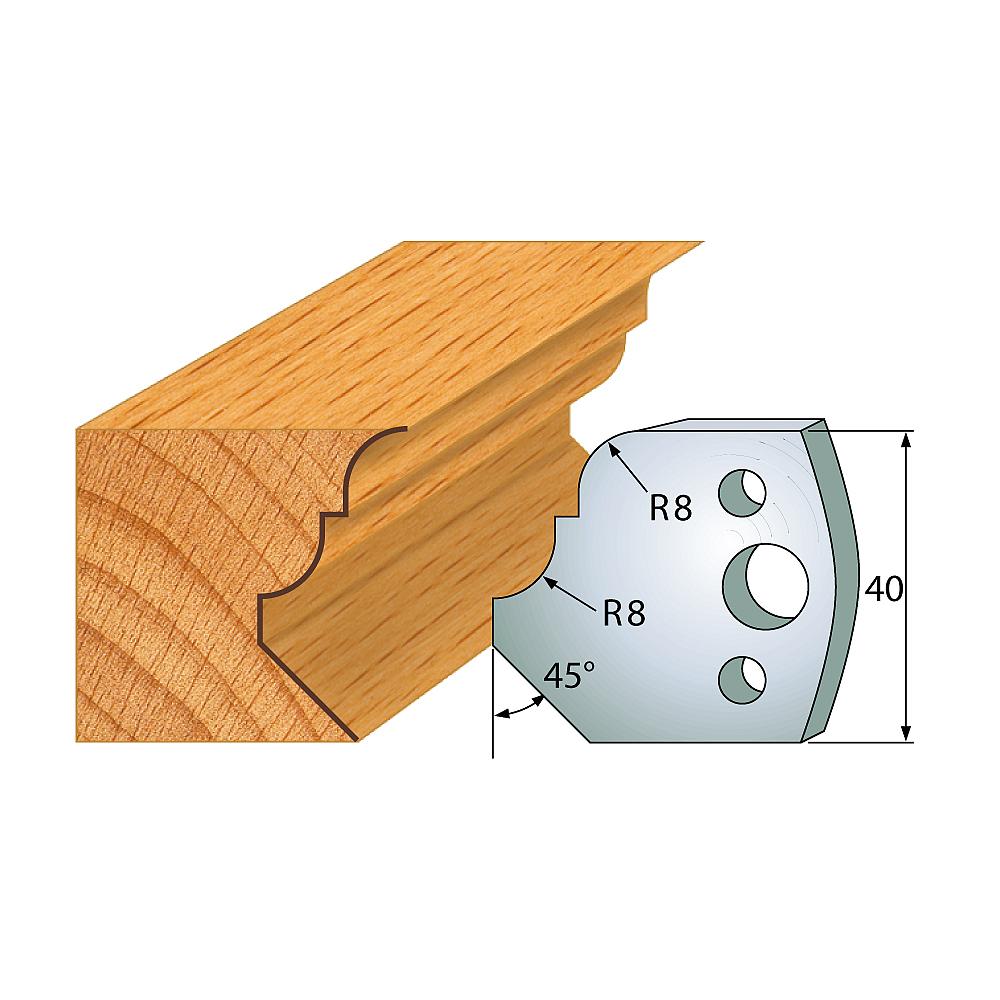 Profil 073 - Profilmesser-Paar 40×4 mm SP