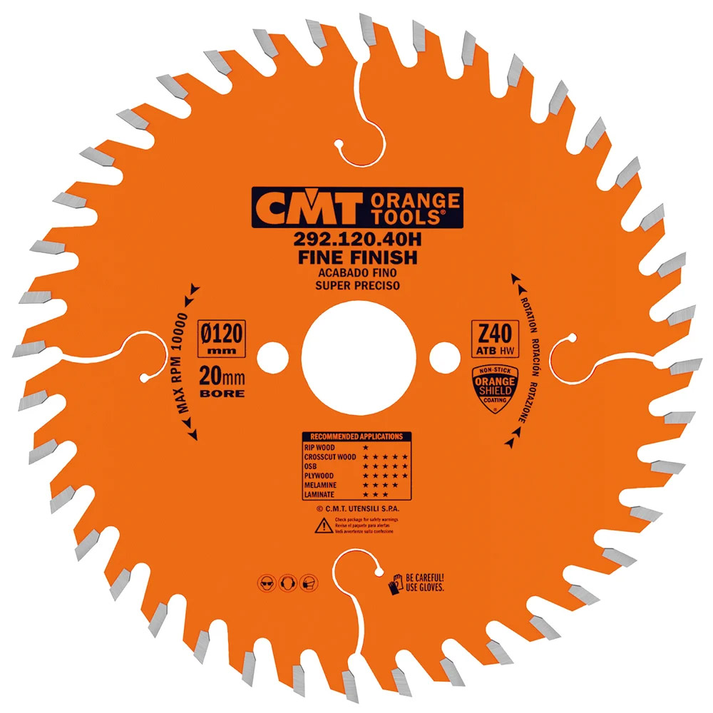 CMT INDUSTRIAL Sägeblatt Fine Finish für Querschnitte